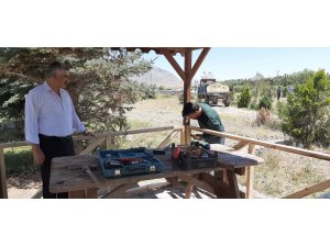 Ulaş Gölü Mesire Alanı'nda çevre düzenlenmesi