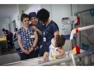 3 aylık Suriyeli kimsesiz bebek hastanede büyüdü