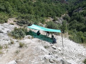 Tavşanlı’da jandarma kaçak kazıya göz açtırmıyor, 9 gözaltı