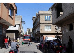 Evde çıkan yangın korkuttu