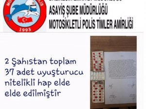 Yunuslar uyuşturucu madde yakaladı