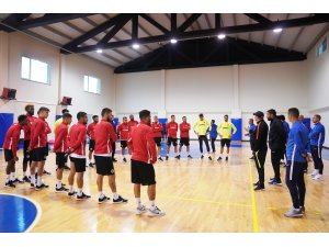 Gazişehir Gaziantep salonda çalıştı