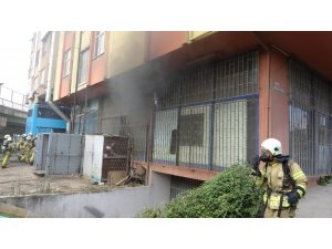 Pendik’te atölyede yangın: 1 yaralı