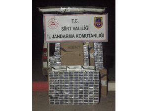 Siirt’te 7 bin 490 paket kaçak sigara ele geçirildi