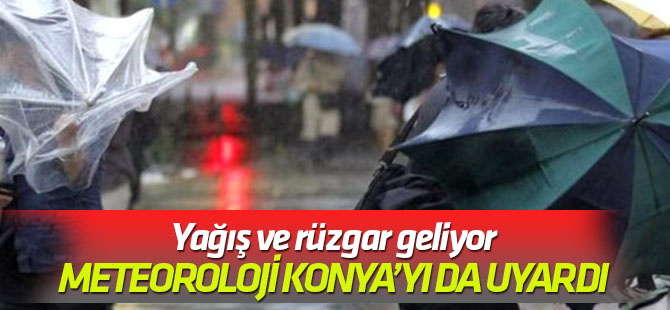 Meteorolojiden kuvvetli yağış ve rüzgar uyarısı