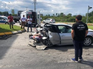 3 aracın karıştığı kazada 1 kişi yaralandı