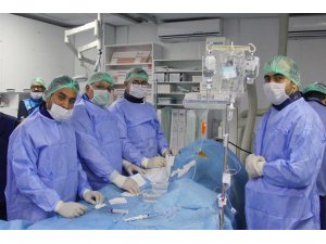 Kırşehir'de ilk kez ameliyatsız kalp deliği kapatıldı