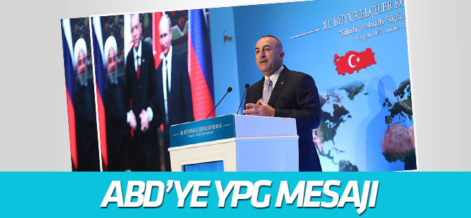 ABD'ye YPG mesajı