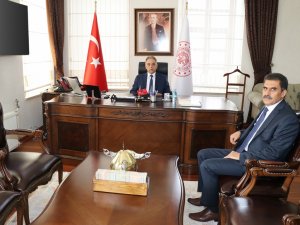 İl Tarım Müdürü Ergin’den Vali Toprak’a ziyaret