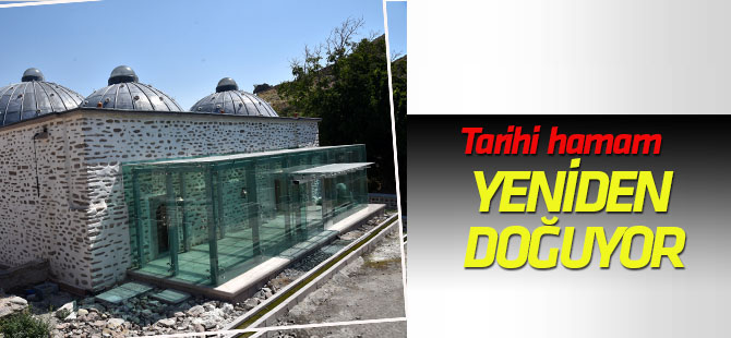 Tarihi hamam kimliğine kavuşuyor