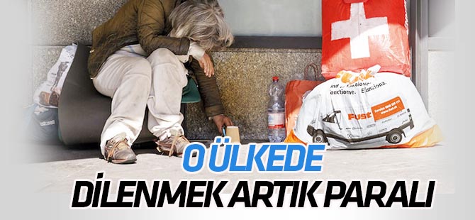 İsveç'te dilenmek artık paralı