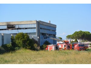 Ayvalık’ta aynı bölgede 3 gün arayla ikinci fabrika yangını