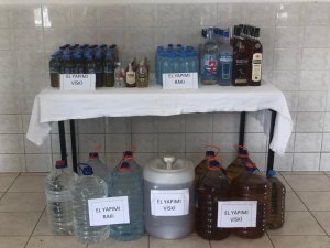 Tekirdağ'da kaçak içki operasyonu