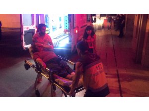 Ensesine isabet eden kurşunu taş zannetti