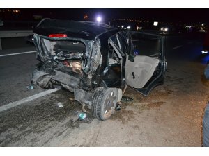 Konya’da otomobil otomobile arkadan çarptı: 8 yaralı
