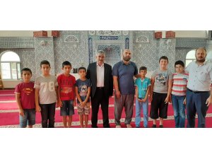 Başkan İlbey Yaz Kuran Kursu öğrencilerini ziyaret etti