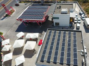 Petrol Ofisi’nden güneş enerjili benzin istasyonu