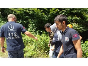 Uçuruma düşen fındık işçisini AFAD ekipleri kurtarıldı