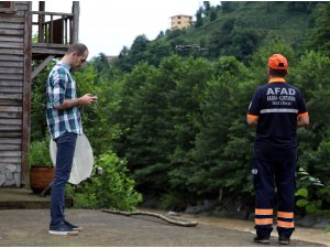 Rize'de sele kapılan kişiyi arama çalışmalarına yeniden başlandı