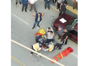 Ayağının üzerinden Tır geçen şahıs yaralandı