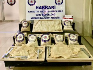 Hakkari'de uyuşturucu operasyonu
