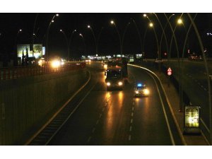 Suriye sınırına askeri sevkiyat