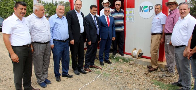 KOP Akıllı Sulama sistemlerinin açılışı yapıldı