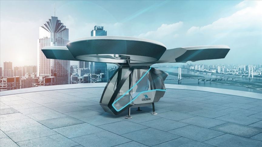 "Uçan araba" yarışına Türkiye de katıldı