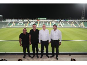 Başkan Osman Zolan Denizli stadını inceledi