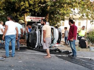 Antalya’da düğün dönüşü feci kaza: 3 yaralı