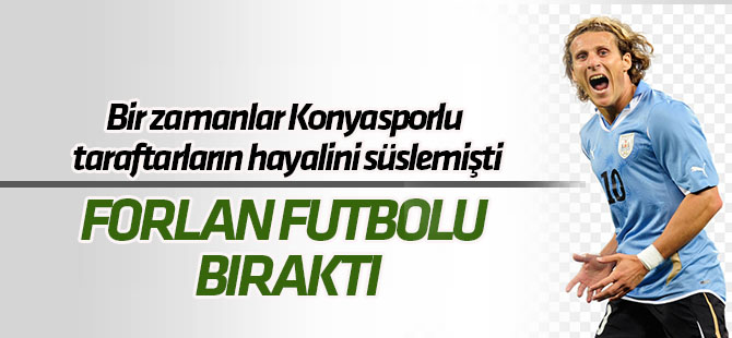 Diego Forlan futbolu bıraktı