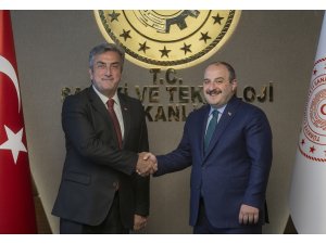 Varank, Türkiye Uzay Ajansı Başkanı Yıldırım'ı kabul etti