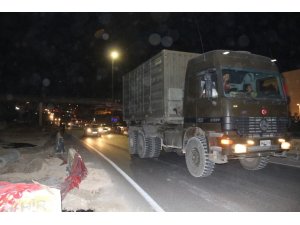 Suriye sınırına mühimmat sevkiyatı