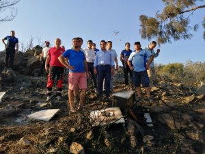 Bodrum’daki yangın 6 saat sonra söndürüldü