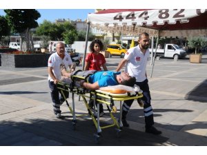 Alanya’da belediye işçisine sopalı meydan dayağı