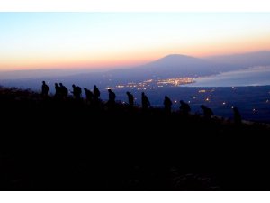 Dağcılar Nemrut'ta zirve yaptı