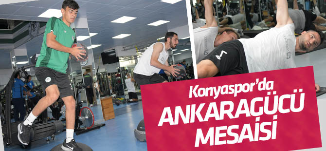 Konyaspor salonda çalıştı