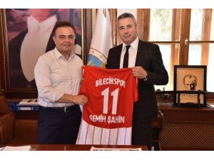 Bilecikspor’dan Başkan Şahin’e ziyaret
