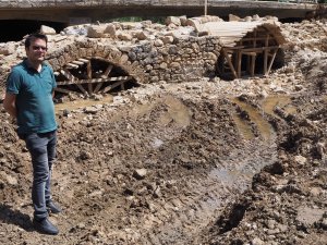 Dereköy'deki tarihi Yukarı Kemer Köprüsü restore ediliyor