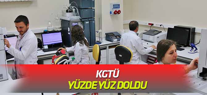 KGTÜ, yüzde yüz doldu