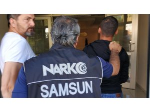 Samsun’da uyuşturucu ticaretinden 2 tutuklama
