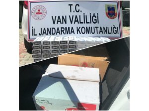 Van’da 900 paket kaçak çay ele geçirildi