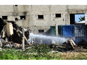 Hatay'da mühimmat deposundaki patlama
