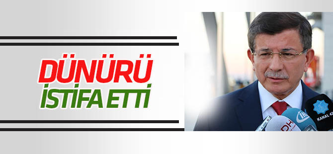 Ahmet Davutoğlu'nun dünürü istifa etti