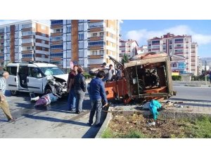 Tokat’ta trafik kazası: 9 yaralı