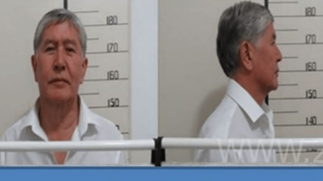 İşte son görüntüsü... Almazbek Atambayev gözaltı merkezine konuldu!