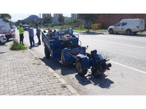 Fatsa’da pat pat kazası: 1 yaralı