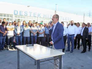 Başkan Kavuş, bayram öncesi personelleriyle buluştu