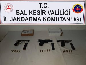 Kepsut’ta silah operasyonu