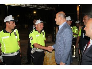 Bakan Soylu Amasya’da trafik denetimlerine katıldı